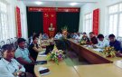 UBND thị trấn Lam Sơn họp trực tuyến nghe huyện triển khai phương án SX vụ thu mùa năm 2020