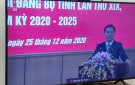 Thị trấn Lam Sơn tổ chức họp trưc tuyến tiếp thu nghị quyết đại hội Đảng bộ tỉnh lần thứ XIX