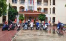 Thị trấn Lam Sơn tổ chức đi tuyên truyền lưu động phòng chống dịch Covid-19