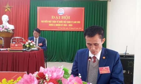 Danh sách đại biểu Hội đồng nhân dân thị trấn Lam Sơn khóa I nhiệm kỳ 2021-2026