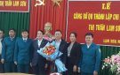 Thị trấn Lam Sơn tổ chức lễ công bố QĐ thành lập Chi bộ Quân sự