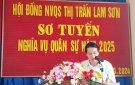 THỊ TRẤN LAM SƠN KHÁM SƠ TUYỂN NGHĨA VỤ QUÂN SỰ NĂM 2025