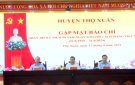 HUYỆN THỌ XUÂN GẶP MẶT ĐẠI DIỆN CÁC CƠ QUAN, PHÓNG VIÊN BÁO CHÍ NHÂN DỊP KỶ NIỆM 99 NĂM NGÀY BÁO CHÍ CÁCH MẠNG VIỆT NAM ( 21/6/1925-21/6/2024)