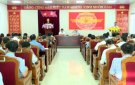 HỘI NGHỊ XIN Ý KIẾN VỀ NGHỊ QUYẾT CỦA BAN CHẤP HÀNH ĐẢNG BỘ HUYỆN VỀ TĂNG CƯỜNG SỰ LÃNH ĐẠO CỦA CẤP ỦY ĐẢNG THỰC HIỆN CUỘC VẬN ĐỘNG HIẾN ĐẤT MỞ RỘNG ĐƯỜNG GIAO THÔNG TRÊN ĐỊA BÀN HUYỆN